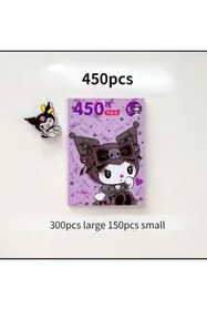 Resim facnspt Kawaii Sanrio Kuromi Sticker Defteri 