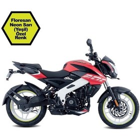 Resim Bajaj Pulsar Ns200 Neon Yeşil Dış Yazılı Jant Sticker Modeli 
