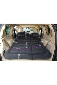 Resim Techmaster Suv Minivan Şişme Araba Yatağı Kamp Yatağı Pompa Taşıma Çantası 