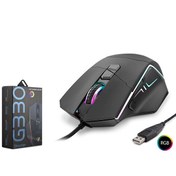 Resim Hadron G330 Shooter 6400 Dpi RGB Ledli 1.5 M USB Kablolu Oyuncu Mouse Siyah 