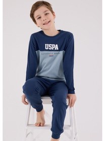 Resim U.S. Polo Assn. U.s. Polo Assn Erkek Çocuk Mavi Pijama Takımı 5274-48769 Mavi 