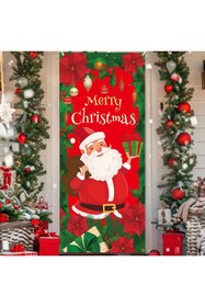 Resim PROMISEBACKDROP2 190x75cm Lastikli kapı süsü, Kumaş kapı giydirme, Christmas decor, Yılbaşı, Okul etkinlik kapı süsü 