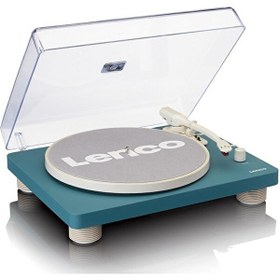 Resim Lenco LS-50 TQ Hoparlörlü Usb'li MP3 Kayıt Özellikli Mavi Pikap 