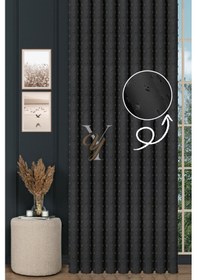 Resim Armani Fon Perde V-682 Antrasit Antrasit 