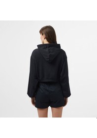 Resim Converse Chuck Taylor Boxy Kadın Siyah Kapüşonlu Sweatshirt Siyah 