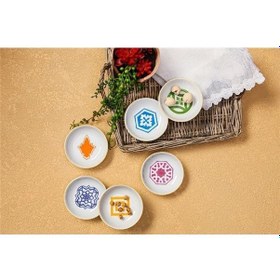 Resim Porland Morocco 6lı Mini Kase Takımı 10cm Çok Renkli 