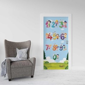 Resim Kapı Giydirme Kapı Sticker Folyosu Rakamlar 