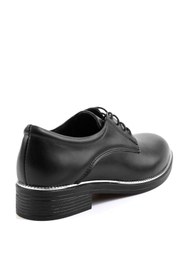Resim Bambi Siyah Kadın Oxford Ayakkabı K01257068109 