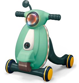 Resim Yeşil Işıklı ve Müzikli Multifonksiyonel Bebek Yürüteci 