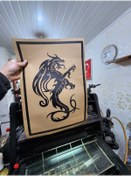 Resim KERVANCUP AMBALAJ 35x50 KAĞIT OTO PASPAS EJDER LOGO BASKILI 