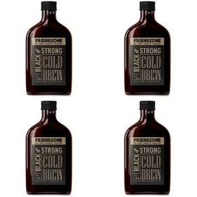 Resim Friendzone Cold Brew Soğuk Demleme Kahve Cam Şişe 4 x 200 ML 