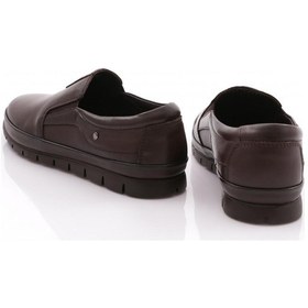 Resim Dgn 2840 Erkek Yanlari Lastikli Comfort Ayakkabi Kahve 