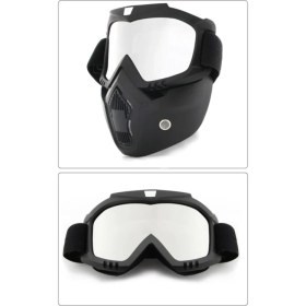 Resim Tex 710 Jet Kask Maskesi, Jet Kask Maskesi (Cam Rengi Aynalı) 