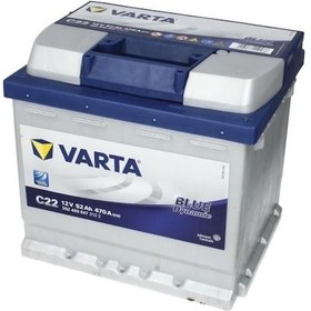Resim Varta Akü 12V 52 Amper Blue Dynamic 470A C22 