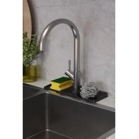 Resim Musluk Matı Elastik Silikon Mutfak ve Banyo Için Lavobo Su Tutucu Musluk ve Batarya Matı SIYAH,515201742 