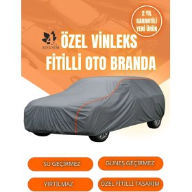 Resim Turuncu Fitilli Vinleks Mini Cooper (4 Mevsim - Gri) 