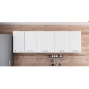 Resim Minar 230 Cm Mutfak Dolabı Beyaz 230-B1-Üst Modül Beyaz 