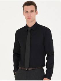 Resim Pierre Cardin Erkek Siyah Basic Gömlek 50277147-vr046 Siyah 