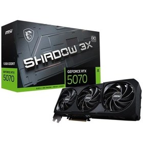 Resim Msı Geforce Rtx5070 12g Shadow 3x Oc 12gb Gddr7 192bıt 1xhdmı 3xdp Ekran Kartı 