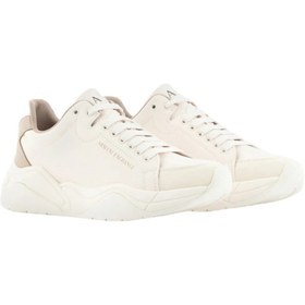 Resim Armani Exchange Kırık Beyaz-Bej Kadın Sneaker XDX140XV736S942 
