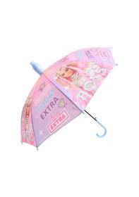 Resim Barbie Extra Boss Pvc Koruma Kılıflı Çocuk Şemsiyesi - 3 - 12 Yaş Arası Çap : 85 Cm 