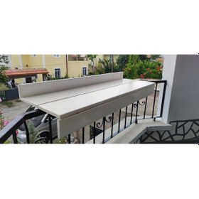 Resim Ahşap Balkon Masası 