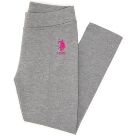 Resim U.s. Polo Assn. Kız Çocuk Gri Melanj Tayt 50296370-vr086 Gri Melanj 
