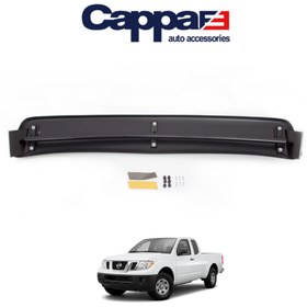 Resim Cappafe Nissan Navara Ön Cam Güneşliği Siperlik Vizör Şapka Terek Akrilk (ABS) Piano Black 2006-2015 