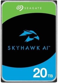 Resim 20 Tb Seagate 3.5 Skyhawk Aı Sata 7200rpm 256mb 7/24 Guvenlık St2 
