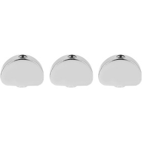 Resim Symbee Gitar Bas Telleri Ayarlama Kolu, Gümüş Renkli Yarıçaplı, Alaşım Malzeme, 6 Adet Set, Somun Ve Y İçeren Dayanıklı Değiştirme Parçası 