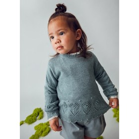 Resim Mayoral Kışlık Kız Bebek Örme Kazak Mavi - Mavi / 2 Yaş 