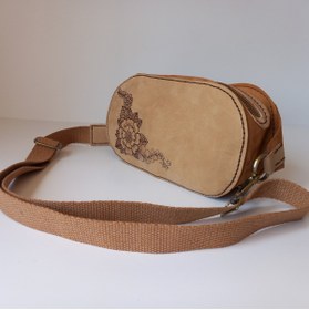 Resim SOFT A Leather El Yapımı Hakiki Deri Kadın Bel Çantası 