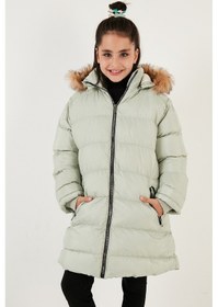 Resim Lela Içi Peluş Astarlı Çıkarılabilir Kapüşonlu Suya Dayanıklı Kız Çocuk Mont 5761910 Çağla 