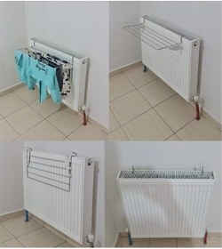 Resim Konelsa Petek Üstü Çamaşır Kurutmalık Çok Pratik Çok Kullanışlı 5 Telli 60cm Gri 