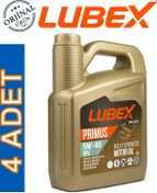 Resim Lubex Primus Mv 5W-40 Tam Sentetik Motor Yağı 4 x 4 L 