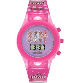 Resim Miniflak Lol Surprise Lisanslı Omg7002 Pembe Işıklı Çocuk Saati Pembe 