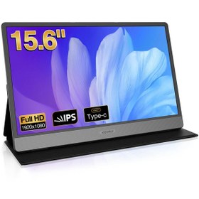 Resim Koorui 15.6" 15b1 60hz 5ms Ips Fhd (TYPE-C, MİNİ HDMI) Taşınabilir Monitör 