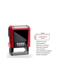 Resim Trodat 4910 - İsim-ünvan Kaşesi Siyah N11.11525 