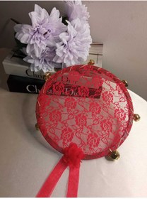 Resim PASAMİA Gelin Kına Tefi Kırmızı Renk 