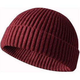 Resim Kısa Bere Hipster Bere Takke Bere Leon Beresi Hip Hop Beresi Takke Bordo 