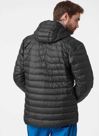 Resim Helly Hansen Verglas Hooded Insulator Erkek Kaz Tüyü Mont Siyah 