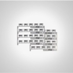 Resim Molwex Mevo41527w 27x15 Beyaz Pano Etiketi, Yapışkanlı Molwex 044 017 
