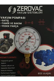 Resim SIMGA 0-600 Bar Çap Ø40 Mm Alttan Bağlantılı Kuru Tip Manometre 