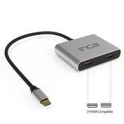 Resim İnca ITPC-4 Usb C To 2x Hdmı 4K USb 2.0+Pd 