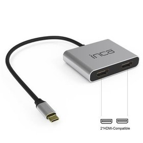 Resim İnca ITPC-4 Usb C To 2x Hdmı 4K USb 2.0+Pd 