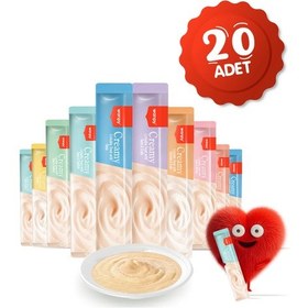 Resim Krema Kedi Ödül Maması 14gr 20 Adet Karışık Çeşitli 