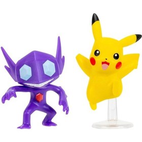 Resim Pokemon Battle Figürler Pkw4062 - Sableye Ve Pikachu 
