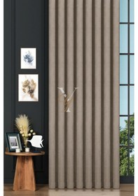 Resim Petek Fon Perde V-1005 Vizon Vizon 