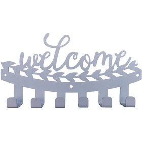 Resim Aju Duvar Askısı - Dekoratif Metal Askılık - Elbise Askısı Duvara Monte Paslanmaz Özel Şık Tasarım Beyaz Beyaz 