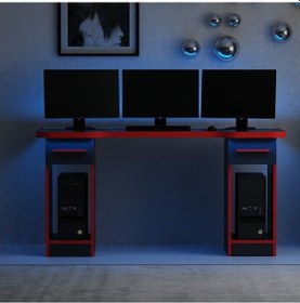 Resim Minar Phoenix 2 Çekmeceli Oyuncu Masası - Set 2 